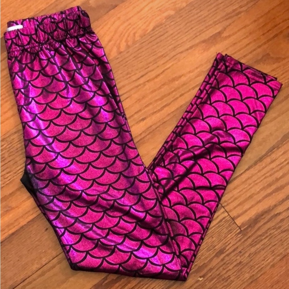 WORN ONCE - mermaid leggings